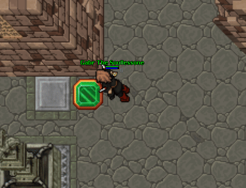 Stone gorgon statue removed.gif